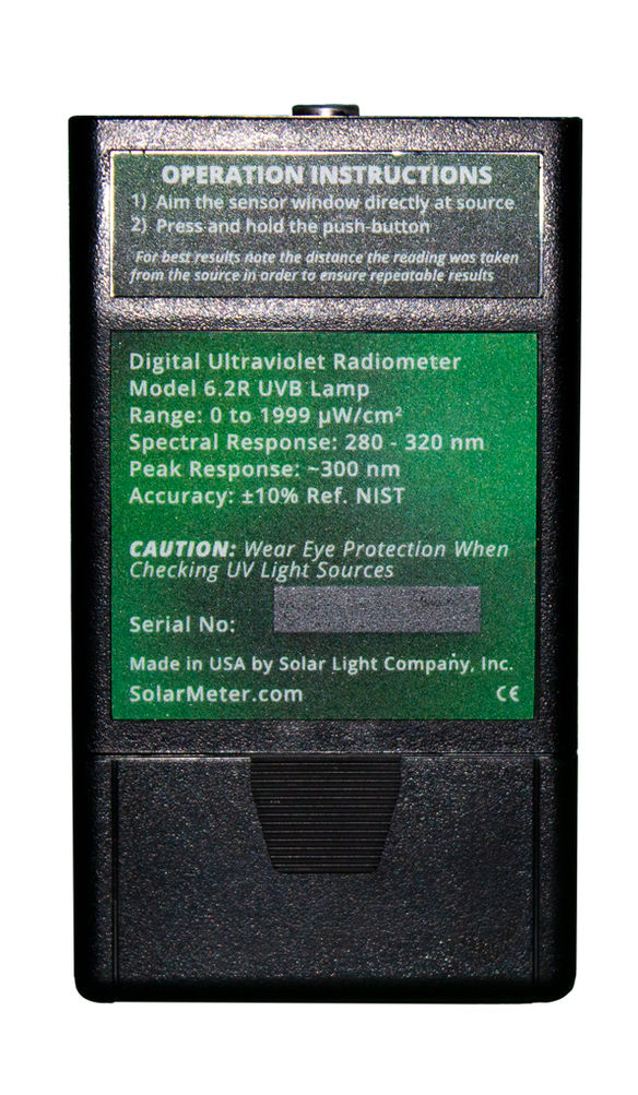 Solarmeter® Model 6.2R Reptile UVB Lamp Meter