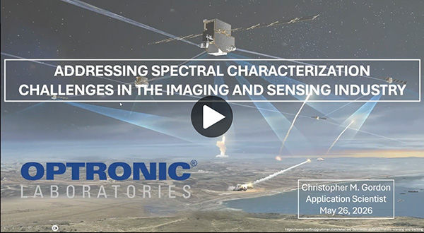 Spectral Characterization Insights—Webinar Available